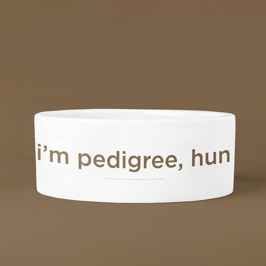 I'm Pedigree, hun Pet Bowl