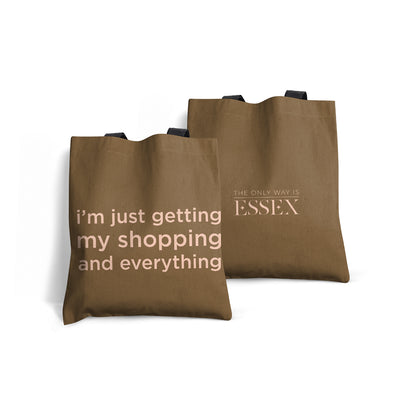 Just Getting My Shopping Edge-to-Edge Tote Bag