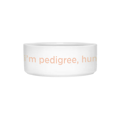 I'm Pedigree, hun Pet Bowl