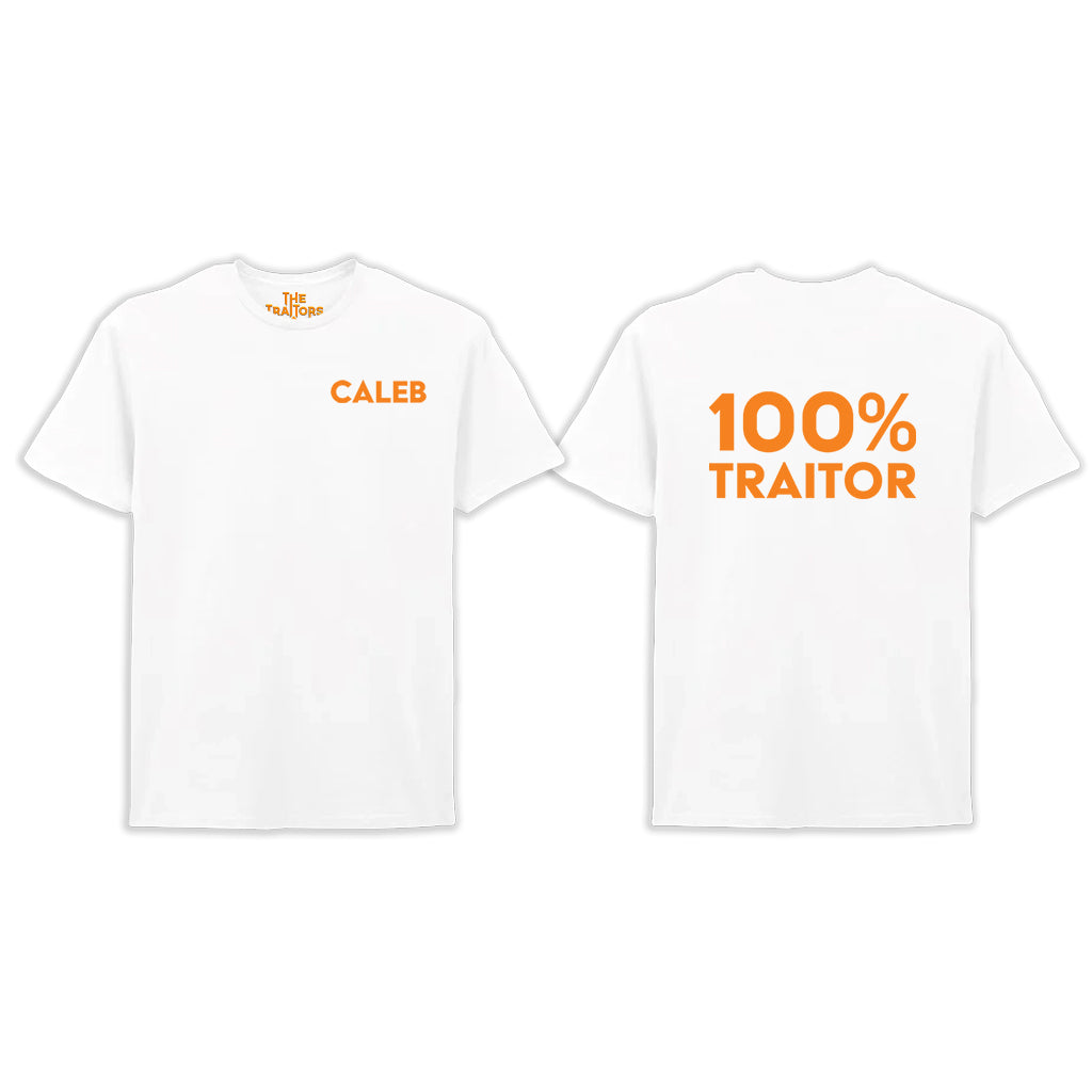 The Traitors - 100% Traitor Personalised Double Sided T-Shirt