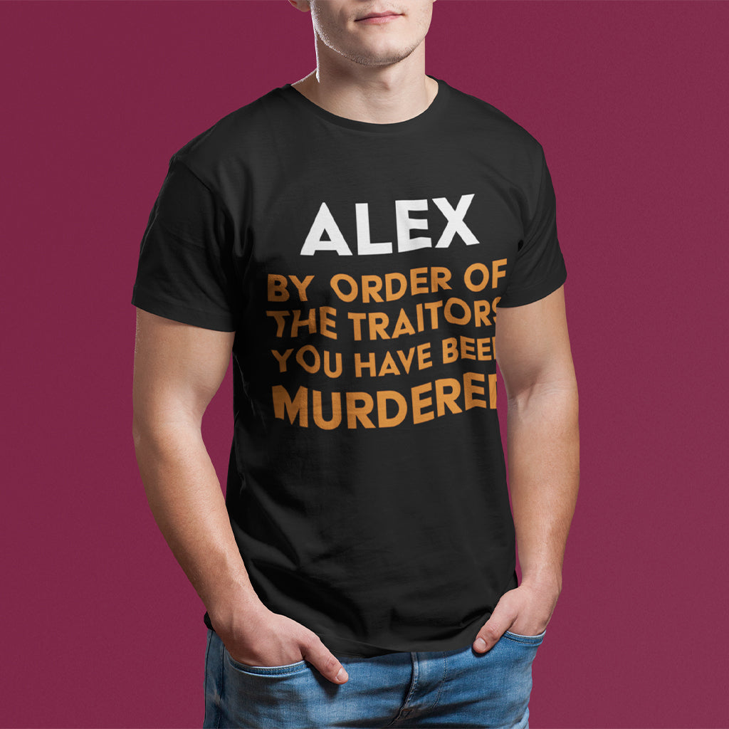 The Traitors - You Have Been Murdered Personalised T-Shirt