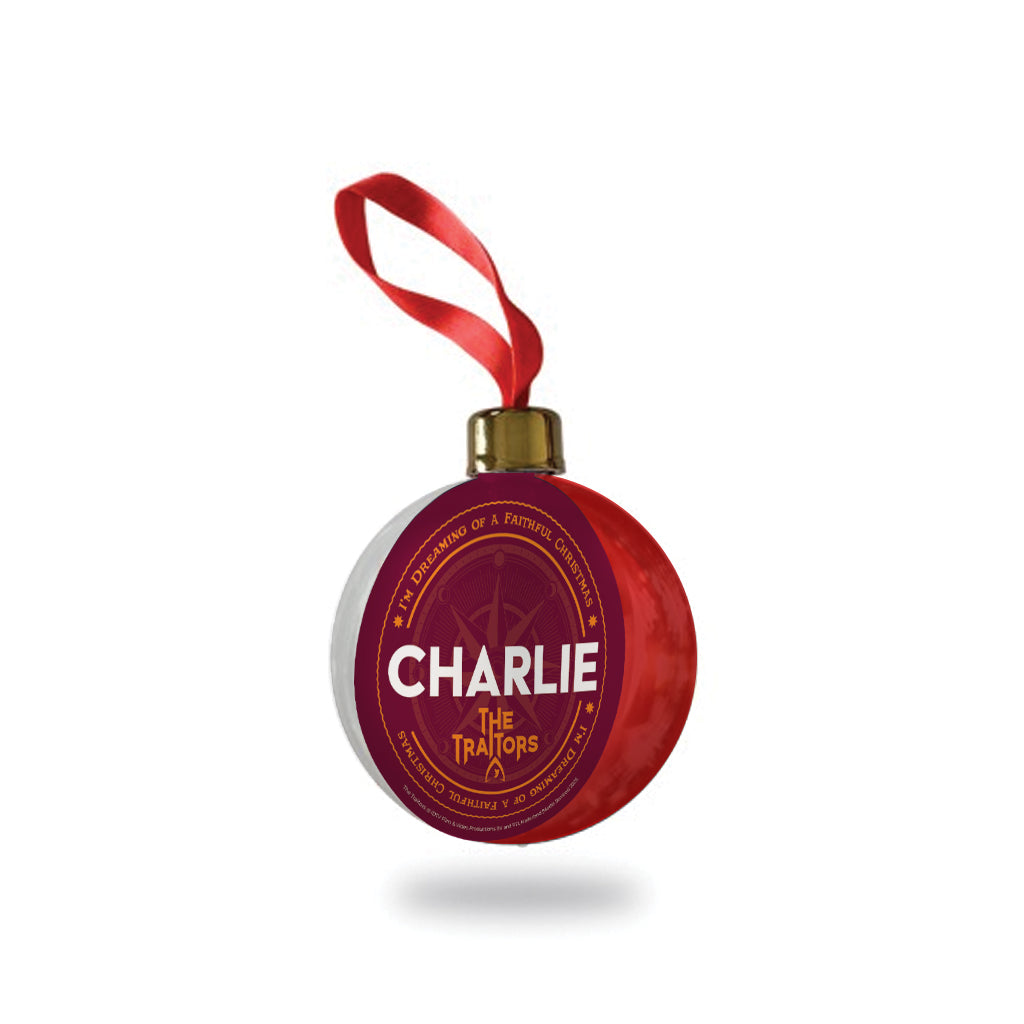 The Traitors - I'm Dreaming of a Faithful Christmas Personalised Bauble
