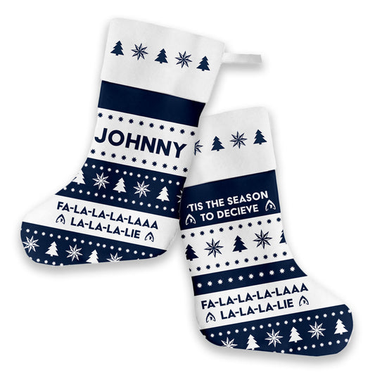 The Traitors - Fa-La-la-la-lie Personalised Stocking