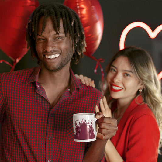 The Traitors - Be My Faithful Valentine, Hooded Figures Mug