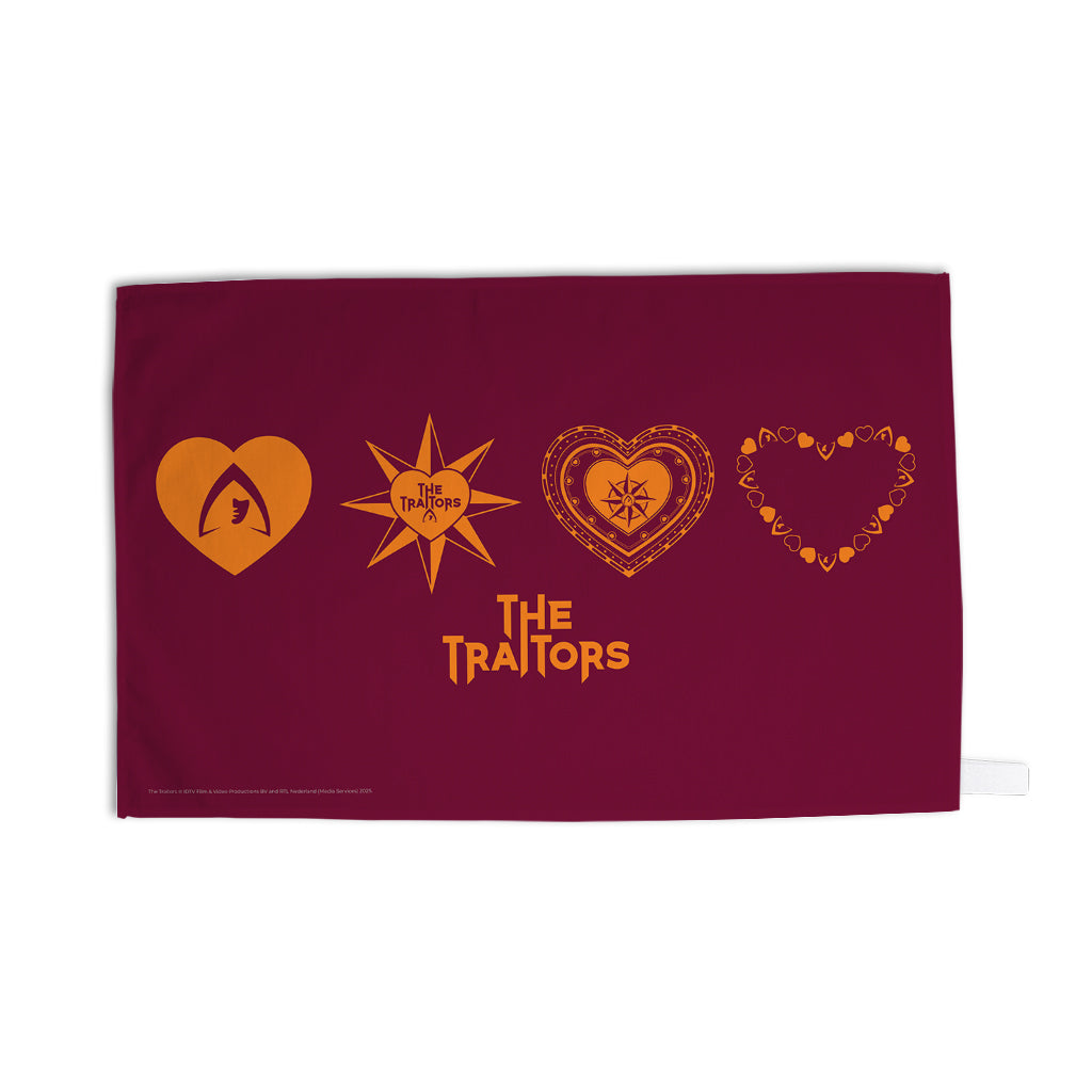 The Traitors - Valentine's Icons Tea Towel