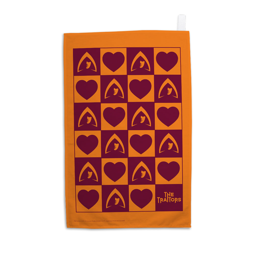 The Traitors - Hearts & Traitors Tea Towel