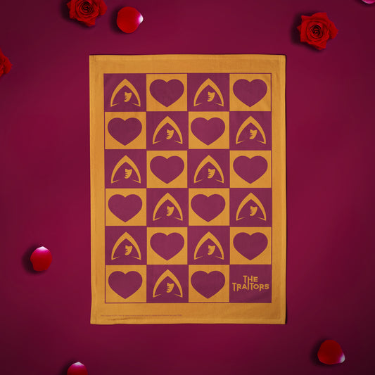 The Traitors - Hearts & Traitors Tea Towel
