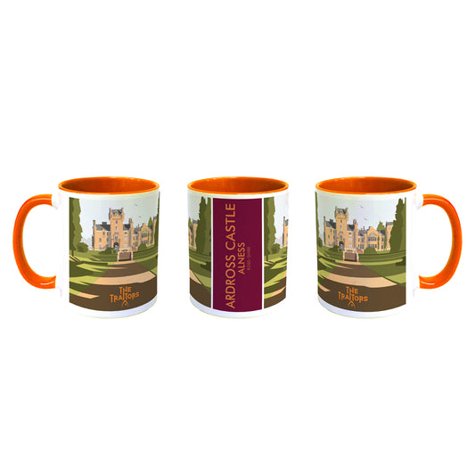 The Traitors Ardross Castle Mug | Dave Thompson Illustration | 11oz Ceramic Coffee Cup
