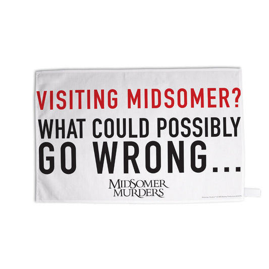 Visiting Midsomer Tea Towel