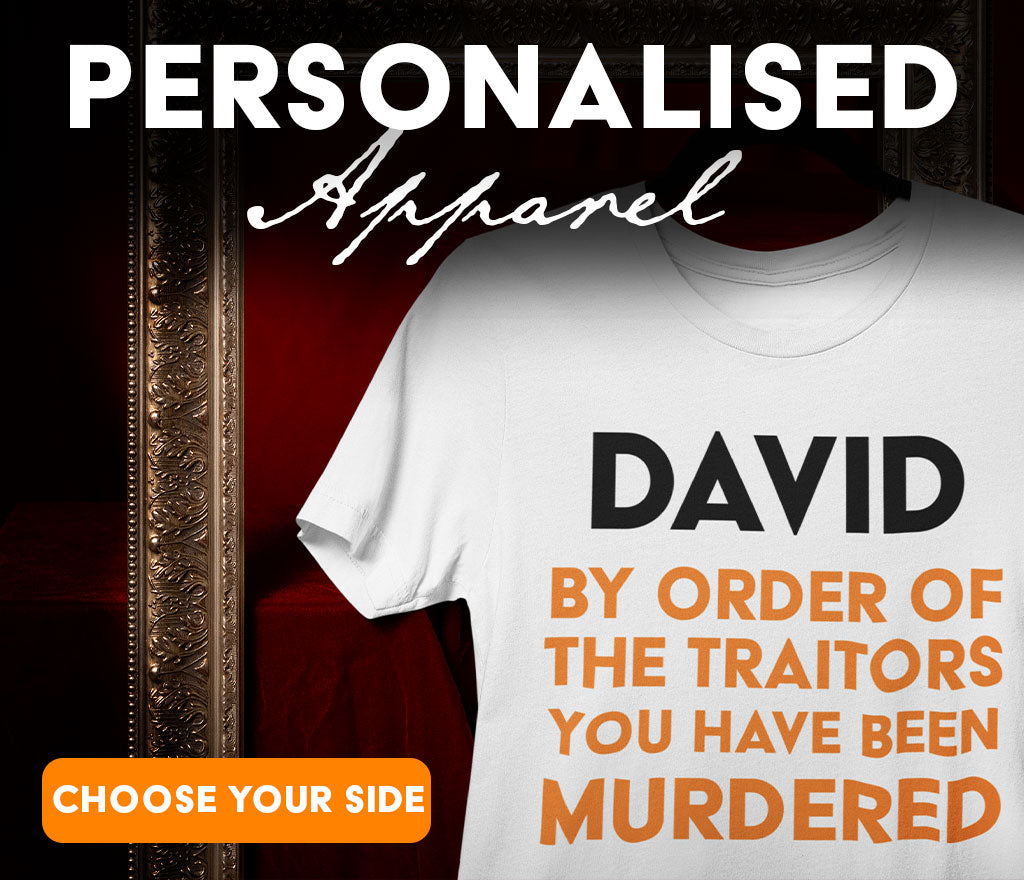 The Traitors Apparel Range